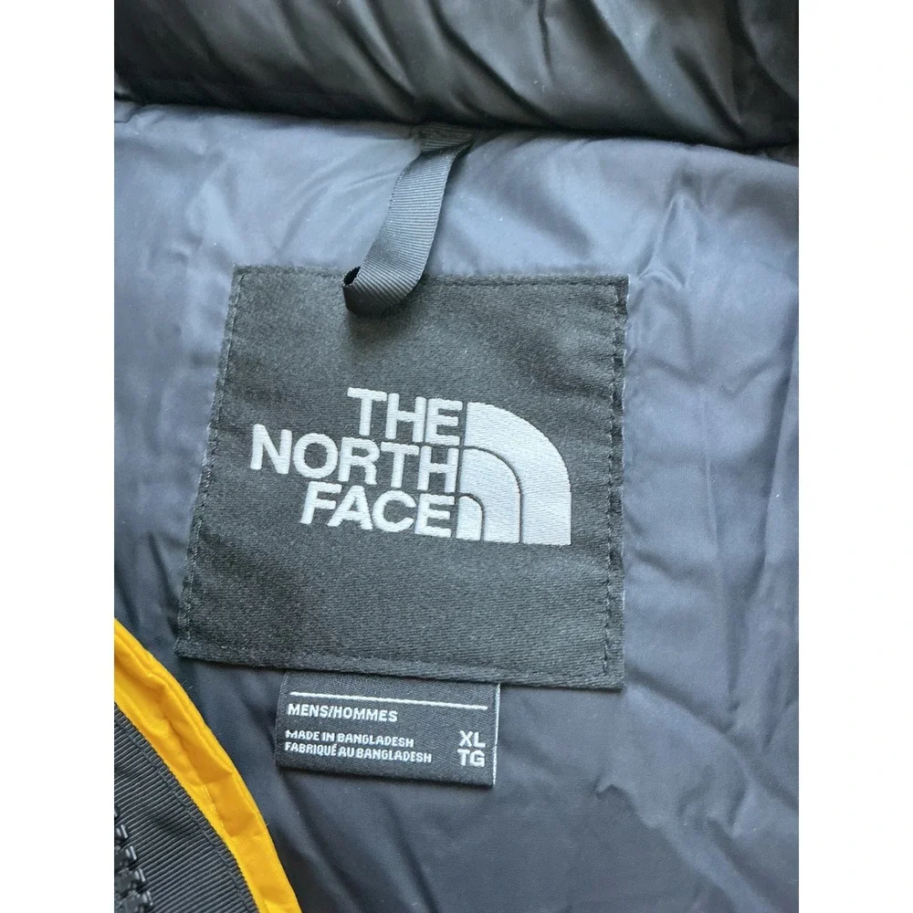 The North Face 1996 Retro Nuptse Vest Arrowwood Yellow Black NF0A3JQH9D Mens XL